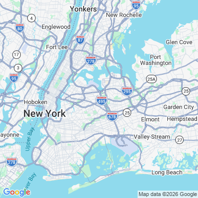 Map for Queens, NY
