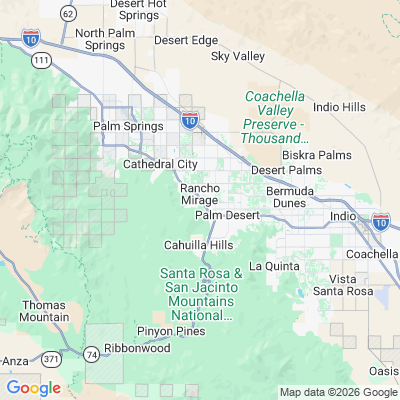 Map for Rancho Mirage, CA
