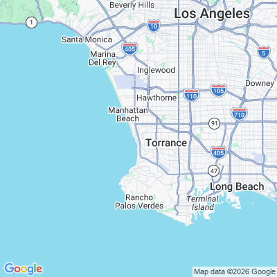 Map for Redondo Beach, CA