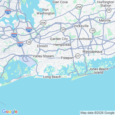 Map for Rockville Centre, NY