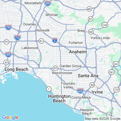 Map for Stanton, CA