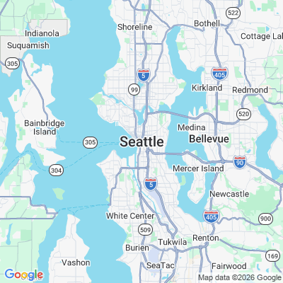 Map for Seattle, WA