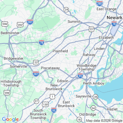 Map for South Plainfield, NJ