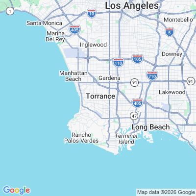 Map for Torrance, CA