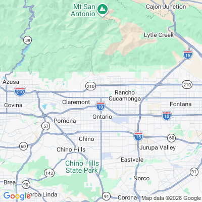 Map for Upland Ca, CA