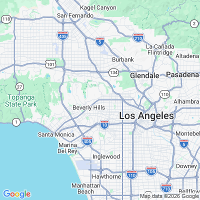Map for West Hollywood, CA